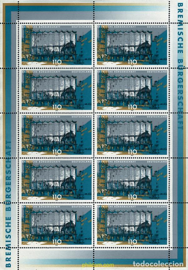 Sellos: 9912 MNH ALEMANIA FEDERAL 1999 EDIFICIOS DE PARLAMENTOS