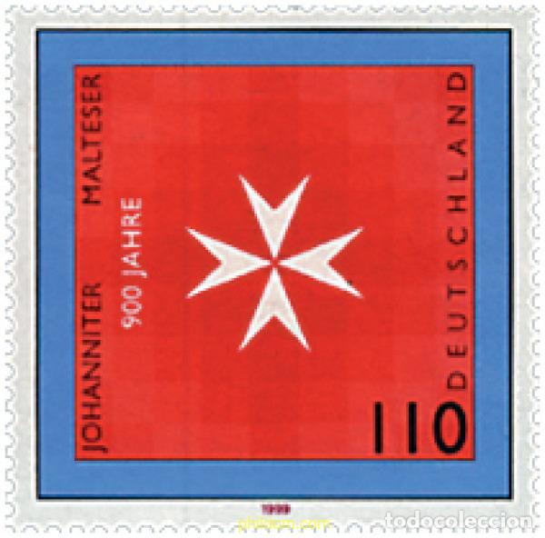 Sellos: 49895 MNH ALEMANIA FEDERAL 1999 900 ANIVERSARIO DE LA ORDEN DE MALTA