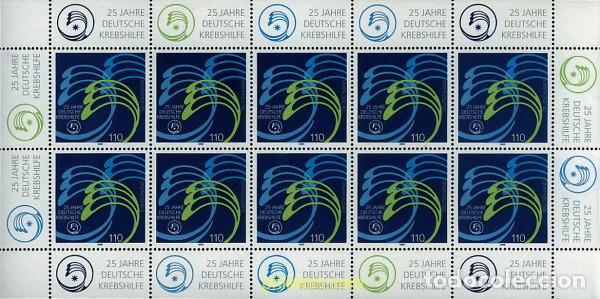 Sellos: 9914 MNH ALEMANIA FEDERAL 1999 25 ANIVERSARIO DE LA LIGA ALEMANA POR LA LUCHA CONTRA EL CANCER