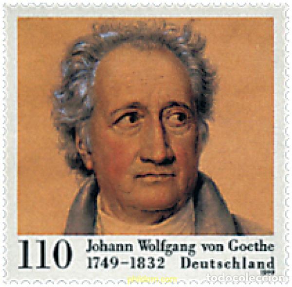 Sellos: 49901 MNH ALEMANIA FEDERAL 1999 250 ANIVERSARIO DEL NACIMIENTO DEL ESCRITOR JOHANN WOLFGANG VON GOE