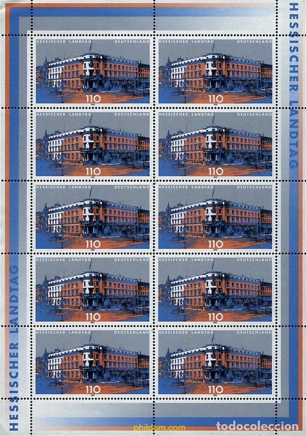 Sellos: 9929 MNH ALEMANIA FEDERAL 1999 EDIFICIOS DE PARLAMENTOS