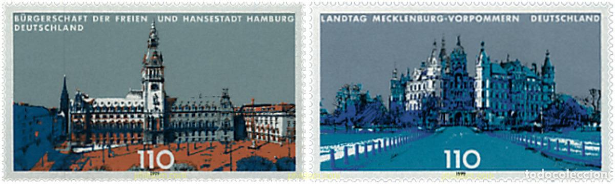 Sellos: 49911 MNH ALEMANIA FEDERAL 1999 EDIFICIOS DE PARLAMENTOS