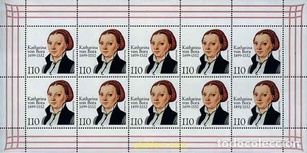 Sellos: 9915 MNH ALEMANIA FEDERAL 1999 500 ANIVERSARIO DEL NACIMIENTO DE CATERINA DE BORA