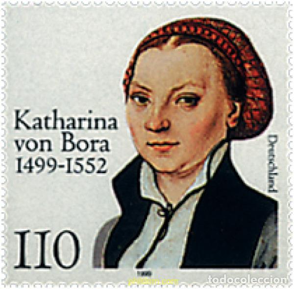 Sellos: 49898 MNH ALEMANIA FEDERAL 1999 500 ANIVERSARIO DEL NACIMIENTO DE CATERINA DE BORA