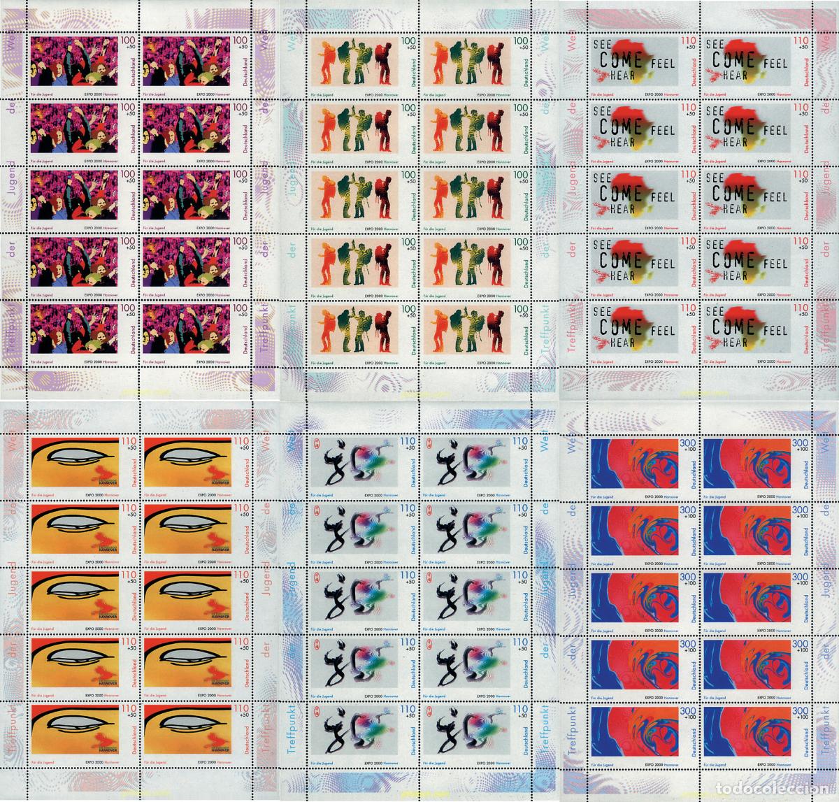 Sellos: 9906 MNH ALEMANIA FEDERAL 2000 PRO JUVENTUD. EXPO 2000