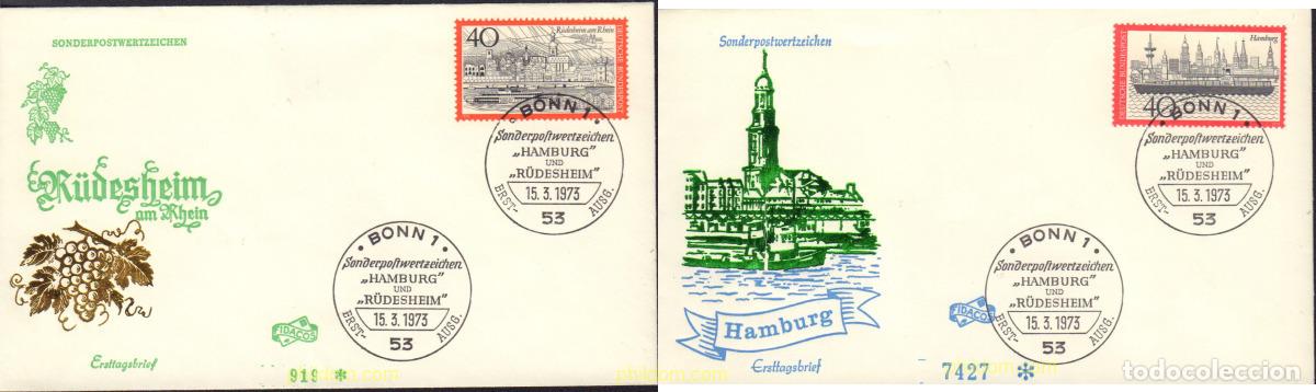 Sellos: 418654 MNH ALEMANIA FEDERAL 1973 TURISMO