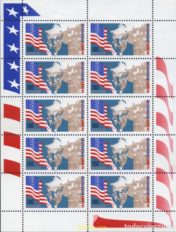 Sellos: 146592 MNH ALEMANIA FEDERAL 1997 50 ANIVERSARIO DEL PLAN MARSHALL
