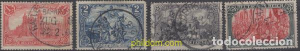 Sellos: 640990 USED ALEMANIA 1902 MOTIVOS VARIOS