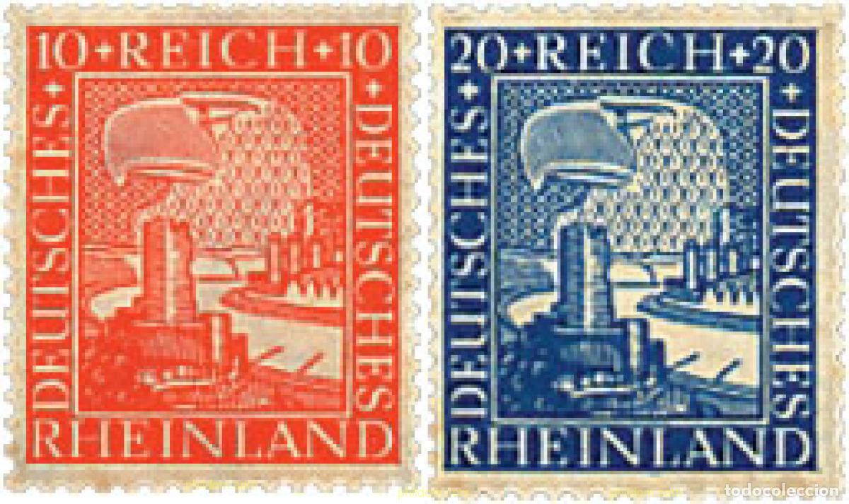Sellos: 625596 HINGED ALEMANIA 1925 MILENIO DE LA UNION DE LA TIERRA DEL RIN CON ALEMANIA