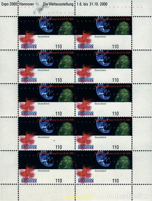 Sellos: 9271 MNH ALEMANIA FEDERAL 2000 EXPO 2000. EXPOSICION UNIVERSAL EN HANNOVER