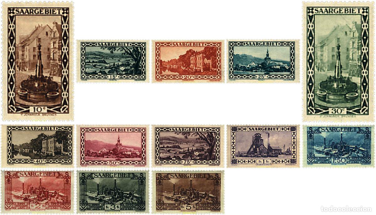 Sellos: 626712 MNH ALEMANIA. Sarre 1926 SERIE BASICA