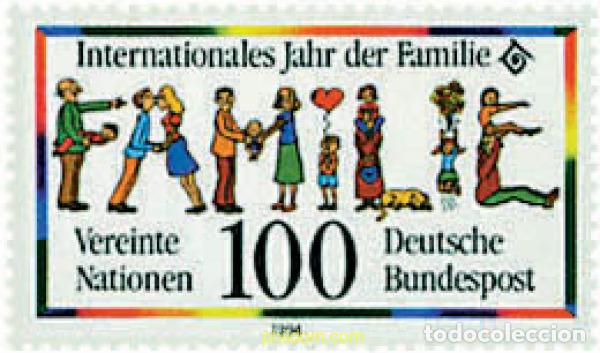 Sellos: 50353 MNH ALEMANIA FEDERAL 1994 A&Ntilde;O INTERNACIONAL DE LA FAMILIA