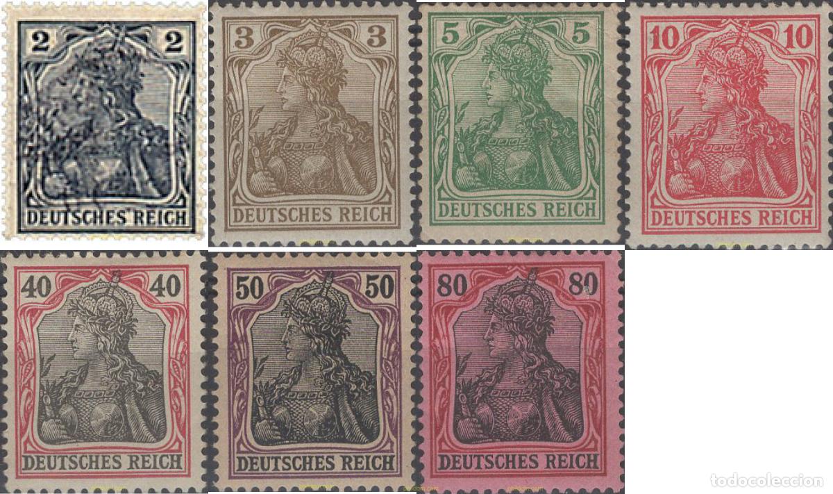 Sellos: 640988 HINGED ALEMANIA 1902 GERMANIA