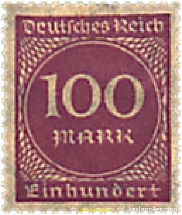 Sellos: 640626 HINGED ALEMANIA 1923 CIFRAS
