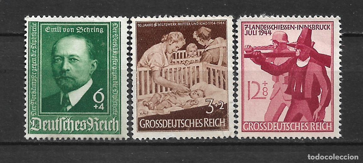 Timbres: alemania reich lote 3 sellos (*) - 34/19