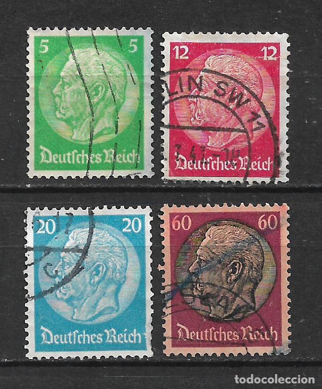 Timbres: alemania reich 1933 -- 4 sellos usado - 34/19