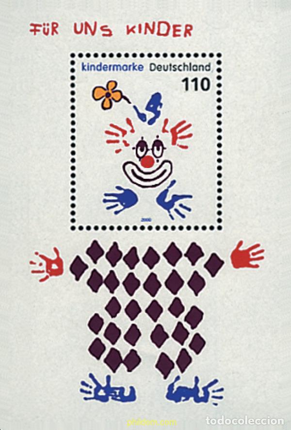 Sellos: 98325 MNH ALEMANIA FEDERAL 2000 PARA NOSOTROS LOS NI&Ntilde;OS