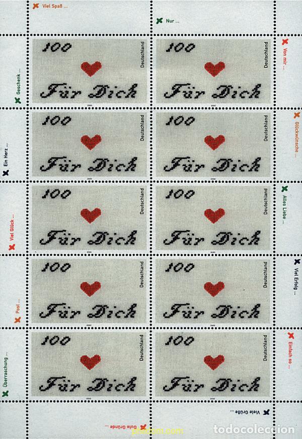 Sellos: 146774 MNH ALEMANIA FEDERAL 2000 SELLOS DE MENSAJES