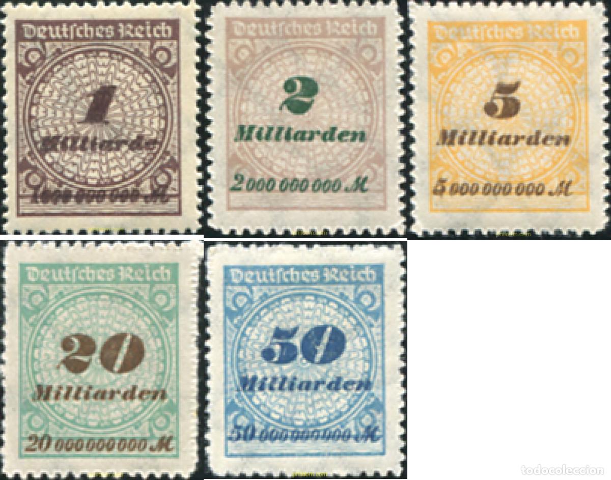 Sellos: 689369 HINGED ALEMANIA 1923 CIFRAS