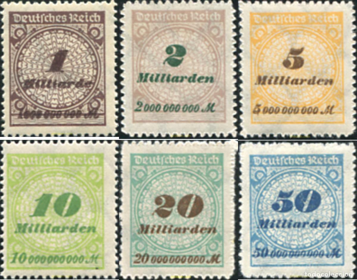 Sellos: 689361 MNH ALEMANIA 1923 CIFRAS