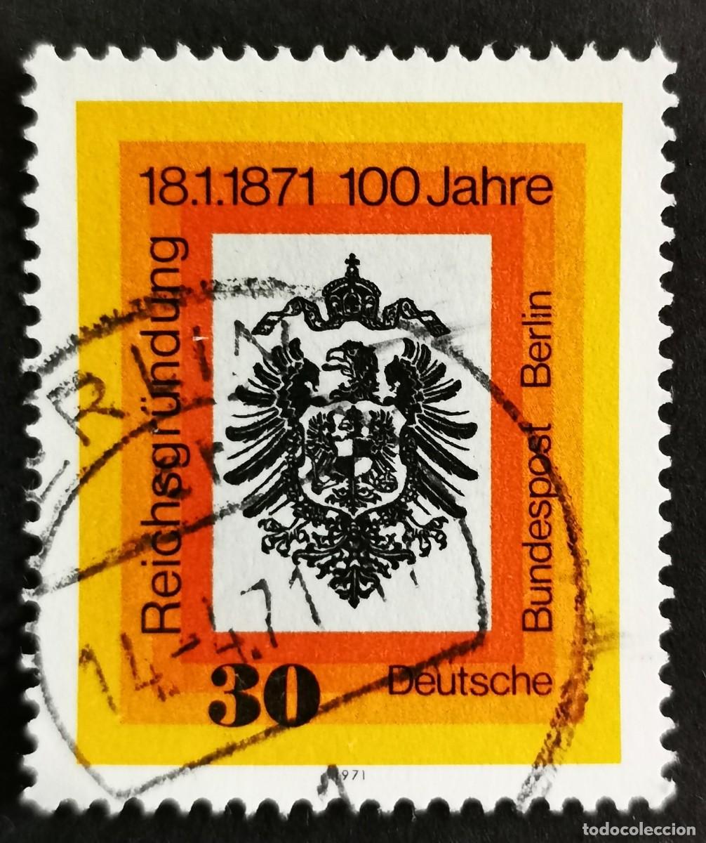 Sellos: Sello Alemania R.Federal 1971, &Aacute;guila Imperial con gran escudo pectoral y coron, 30 P Michel: DE 658