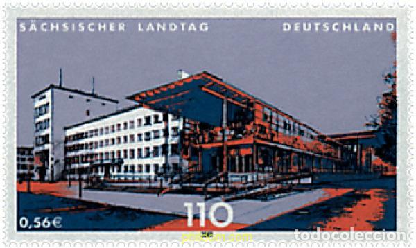 Sellos: 63581 MNH ALEMANIA FEDERAL 2001 EDIFICIOS DE PARLAMENTOS