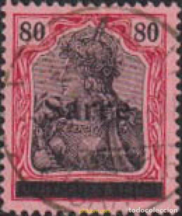 Sellos: 626739 USED ALEMANIA. Sarre 1920 SERIE BASICA