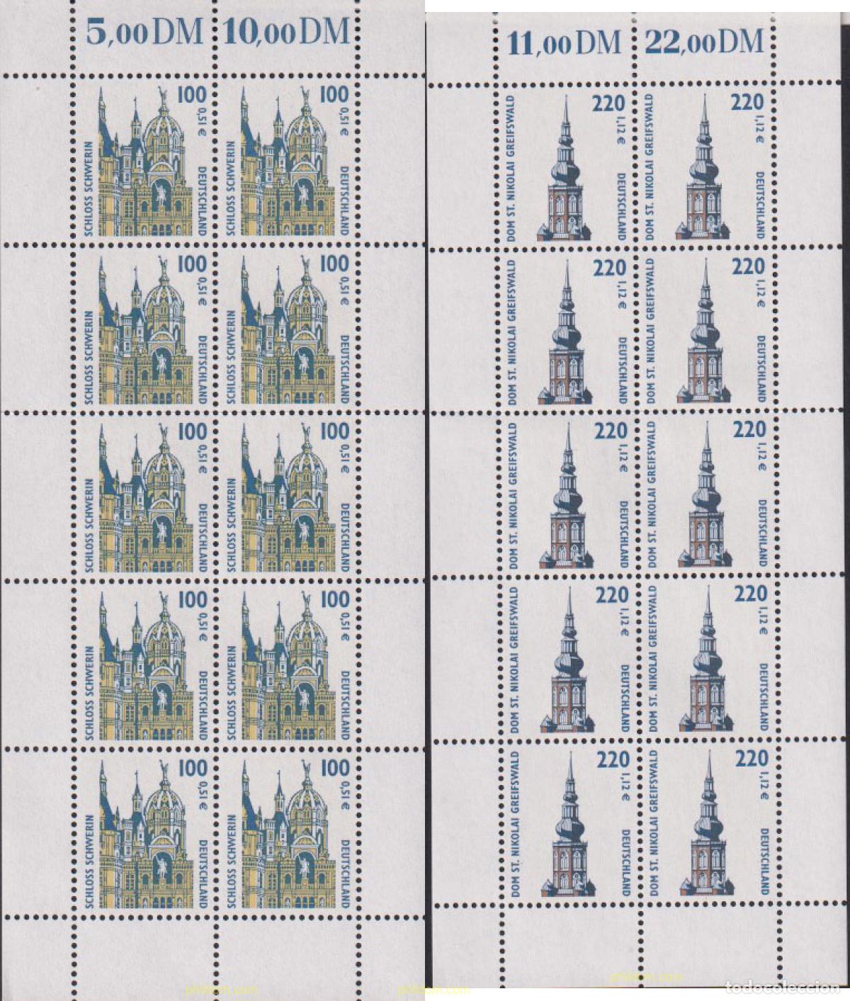 Sellos: 7889 MNH ALEMANIA FEDERAL 2001 LUGARES HISTORICOS