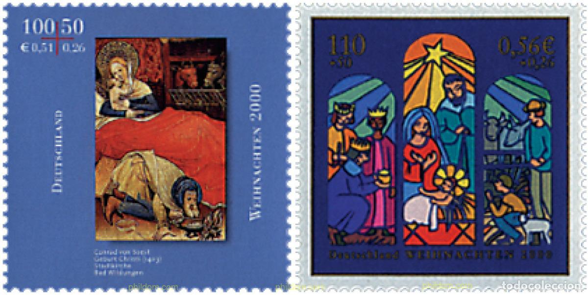Sellos: 63846 MNH ALEMANIA FEDERAL 2000 NAVIDAD