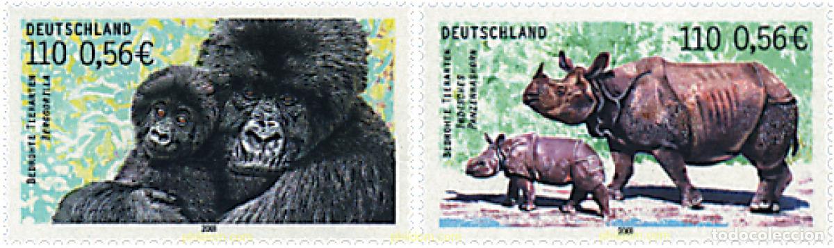 Sellos: 81001 MNH ALEMANIA FEDERAL 2001 FAUNA PROTEGIDA