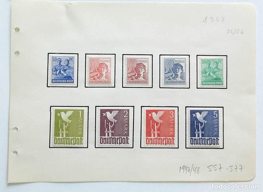 Sellos: Alemania, Scott 1947-1948 nuevos con charnela alto valor