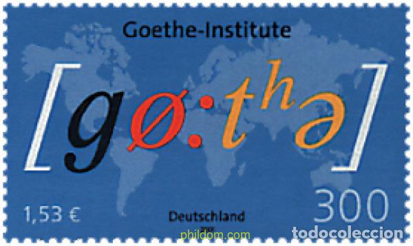 Sellos: 81000 MNH ALEMANIA FEDERAL 2001 50 ANIVERSARIO DEL INSTITUTO DE GOETHE