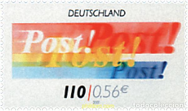 Sellos: 80998 MNH ALEMANIA FEDERAL 2001 SERVICIO POSTAL