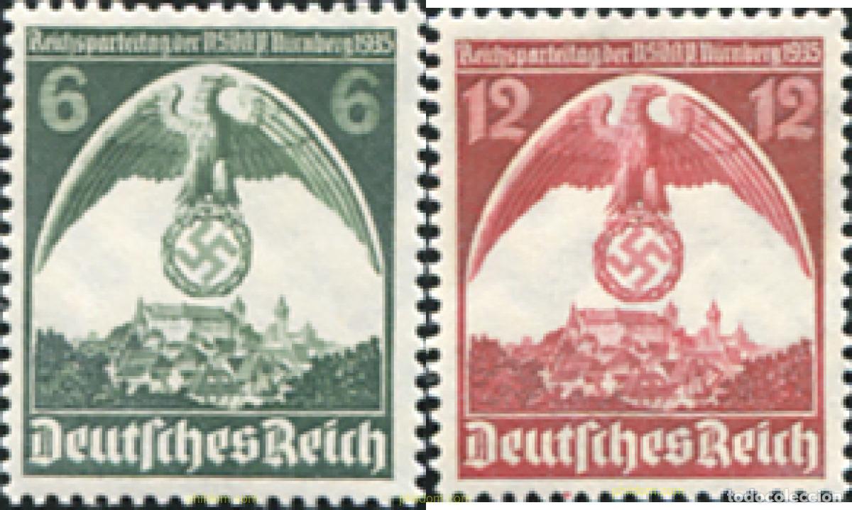 Sellos: 149835 MNH ALEMANIA 1935 3 CONGRESO NACIONAL-SOCIALISTA EN NUREMBERG