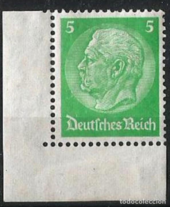 Sellos: ALEMANIA IMPERIO 1935 - HINDENBURG - 5P - NUEVO