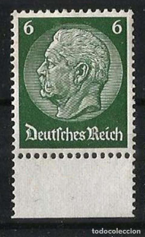 Sellos: ALEMANIA IMPERIO 1935 - HINDENBURG - 6P - NUEVO