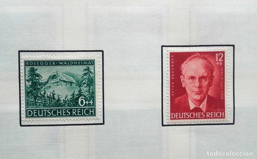Sellos: Alemania 2 sellos de 1943