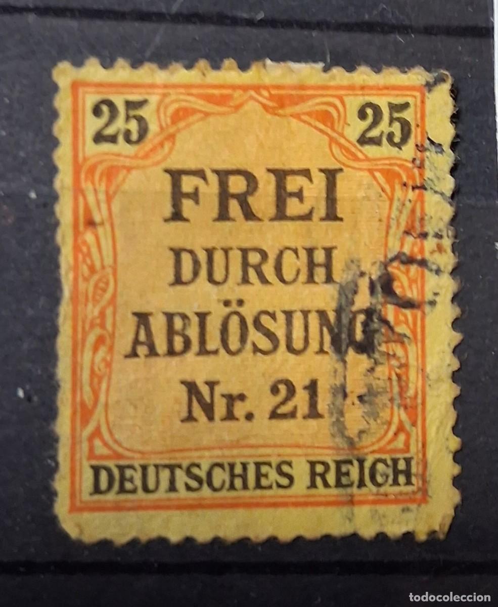 Sellos: ALEMANIA, REINO, 1903, CAT.YT.S6.