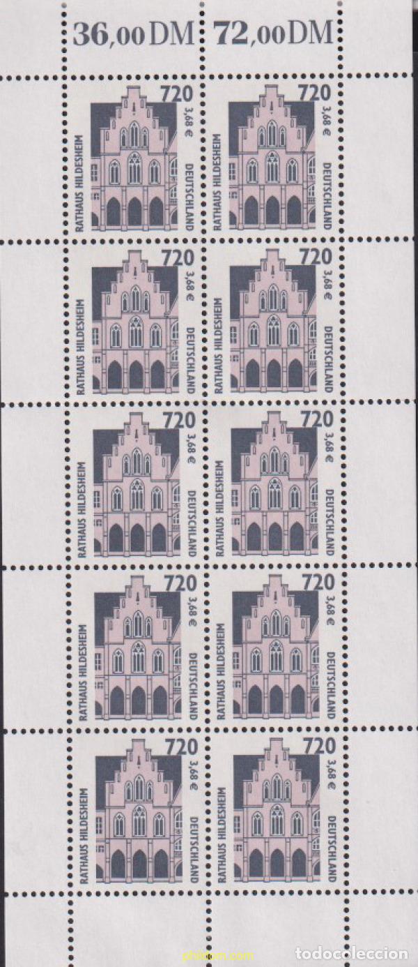 Sellos: 8772 MNH ALEMANIA FEDERAL 2001 LUGARES HISTORICOS