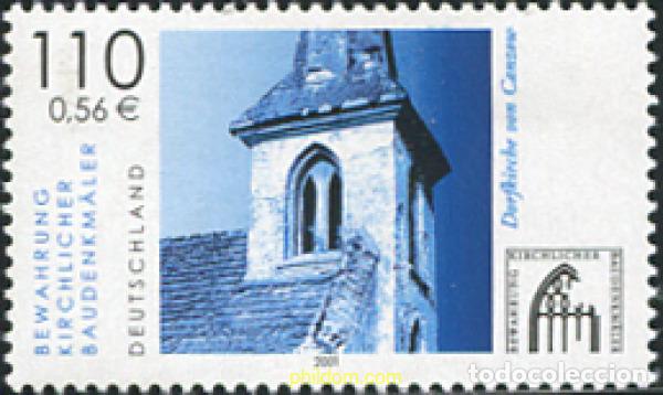 Sellos: 81010 MNH ALEMANIA FEDERAL 2001 IGLESIA DE CANZOW