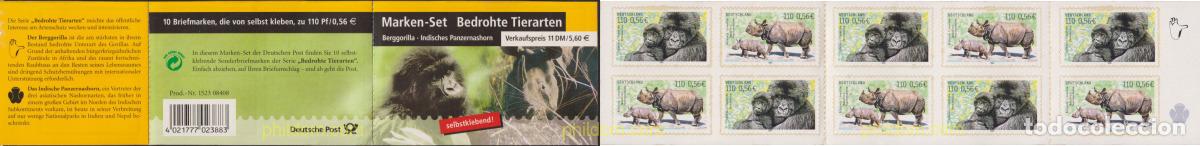 Sellos: 2318 MNH ALEMANIA FEDERAL 2001 FAUNA PROTEGIDA