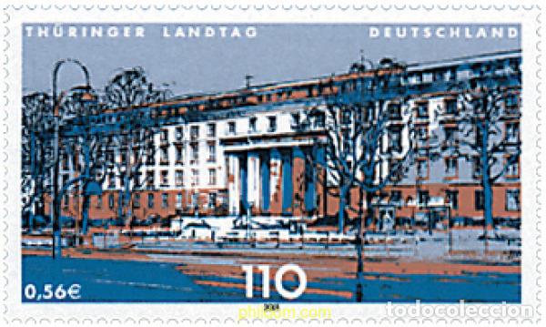 Sellos: 81018 MNH ALEMANIA FEDERAL 2001 EDIFICIOS DE PARLAMENTOS