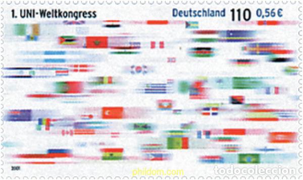 Sellos: 81020 MNH ALEMANIA FEDERAL 2001 1 CONGRESO MUNDIAL DE UNIVERSIDADES