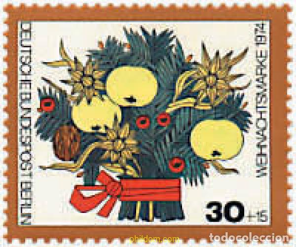 Sellos: 83390 MNH ALEMANIA. Berl&iacute;n 1974 NAVIDAD