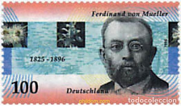 Sellos: 80370 MNH ALEMANIA FEDERAL 1996 CENTENARIO DE LA MUERTE DEL BARON FERDINAND VON MUELLER