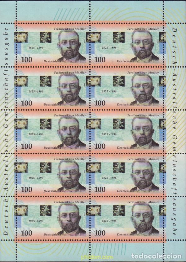 Sellos: 146574 MNH ALEMANIA FEDERAL 1996 CENTENARIO DE LA MUERTE DEL BARON FERDINAND VON MUELLER