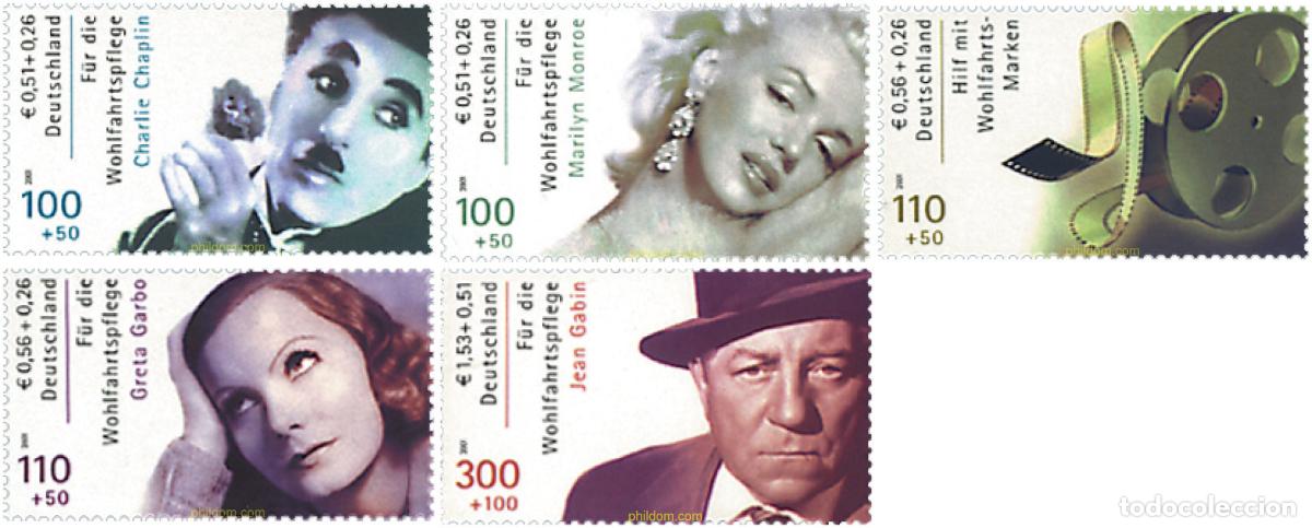 Sellos: 97975 MNH ALEMANIA FEDERAL 2001 ACTORES Y ACTRICES
