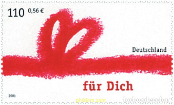 Sellos: 81022 MNH ALEMANIA FEDERAL 2001 SELLOS DE SALUDO