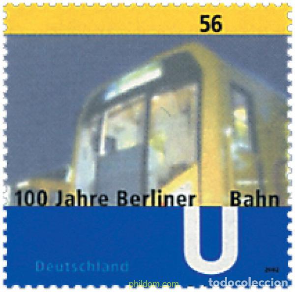 Sellos: 87866 MNH ALEMANIA FEDERAL 2002 CENTENARIO DEL METRO DE BERLIN