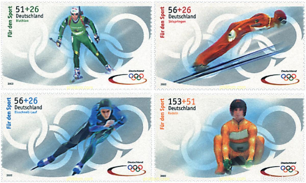 Sellos: 87864 MNH ALEMANIA FEDERAL 2002 19 JUEGOS OLIMPICOS INVIERNO. SALT LAKE CITY 2002